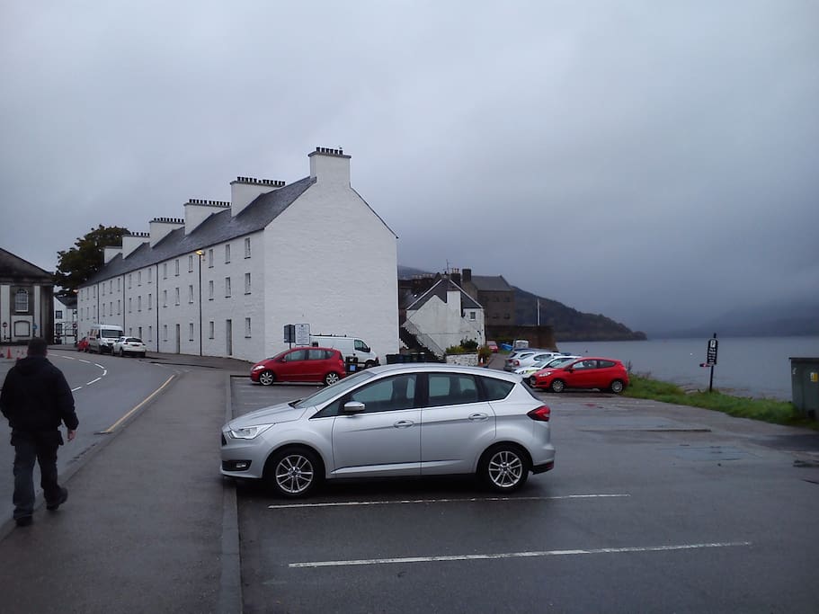 View towards building