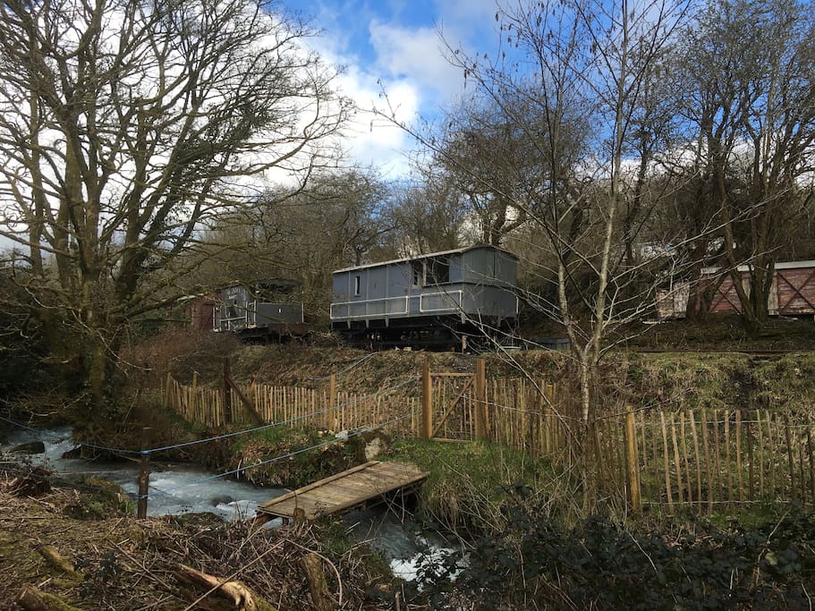 Positioned by the river