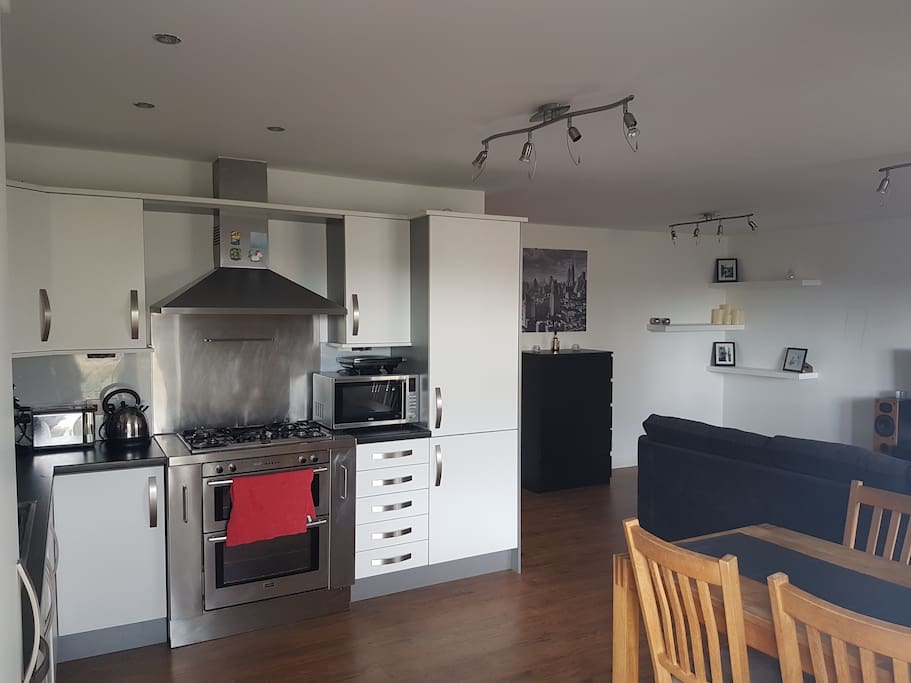 Open plan living room / kitchen