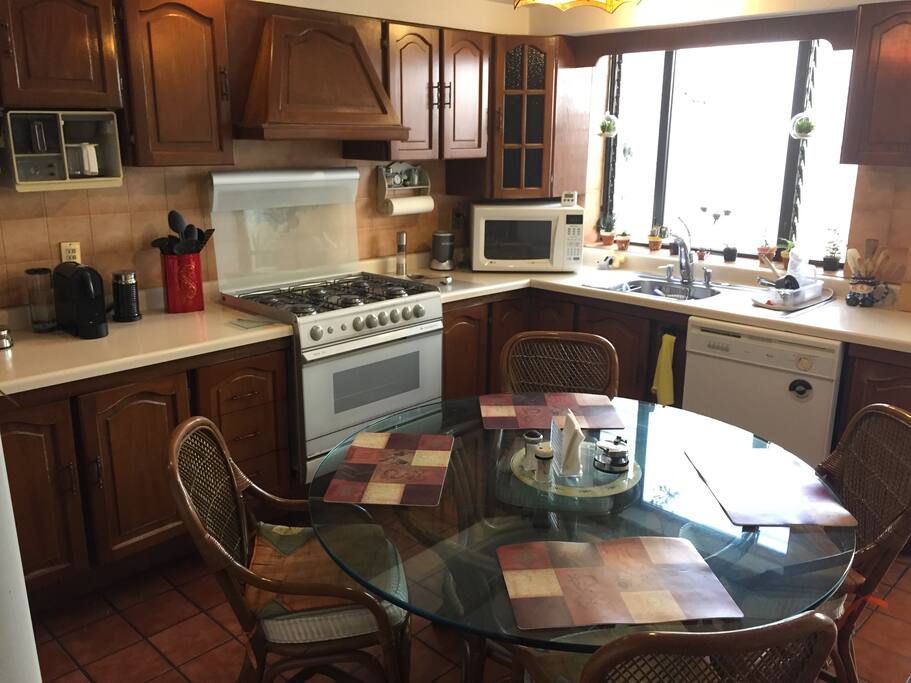 Please feel free to use the kitchen and also the Nespresso Machine