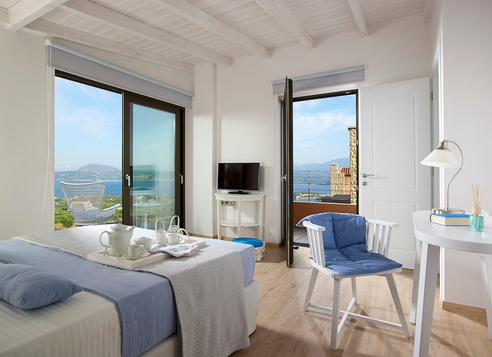 Villa Niolos I, above Souda Bay, Sternes, Crete, Greece, photo 8 of 10