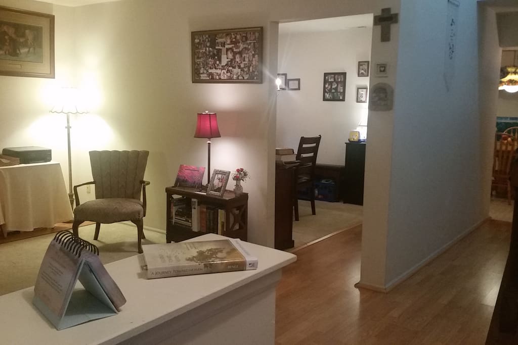 Front Door Entrance (Living Room, Dining Room & Hallway in view)