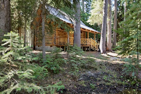 Log Cabin on Tumalo Creek