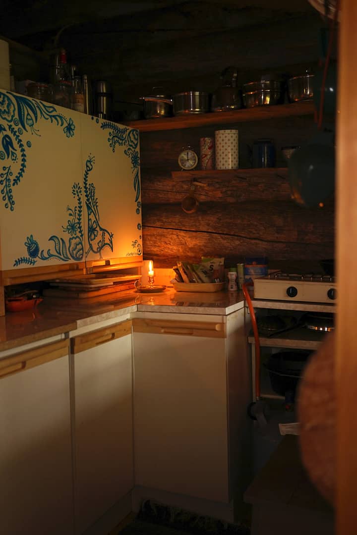 Wilderness Cabin With Sauna On River Island - Lapland