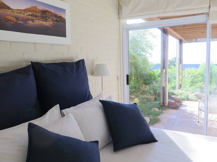 Sea views from the bed