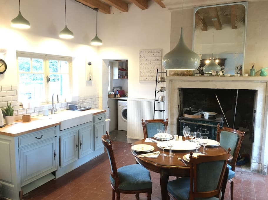 Well equipped kitchen/dining room with access to rear garden and al fresco dining.