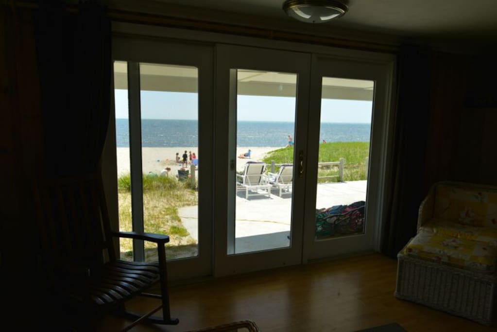 Ocean view from living room