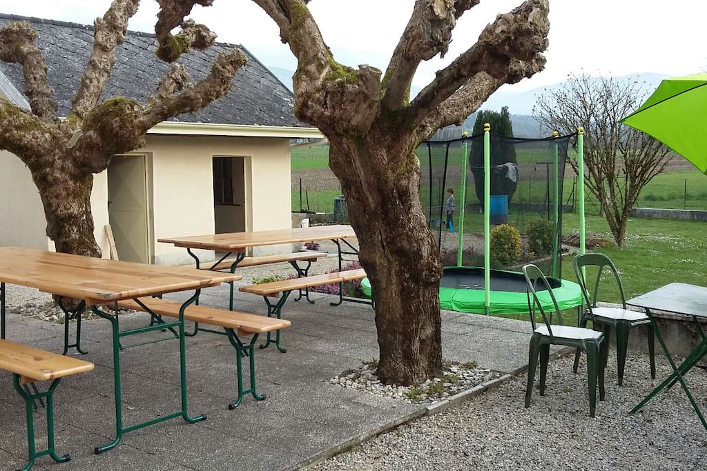 terrasse en automne
