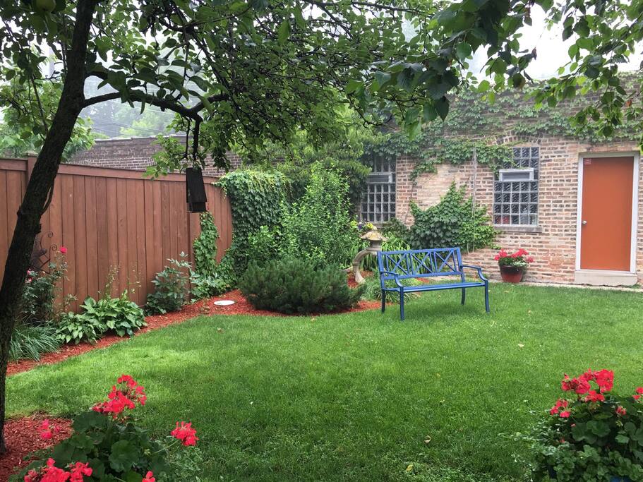 Your pet or you yourself can enjoy the spacious backyard available to all guest.
