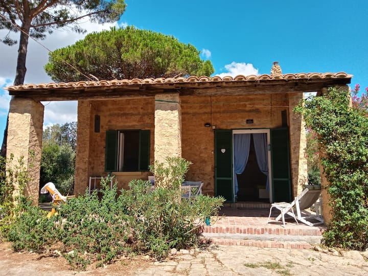 Lovely house in front of The Ionian sea