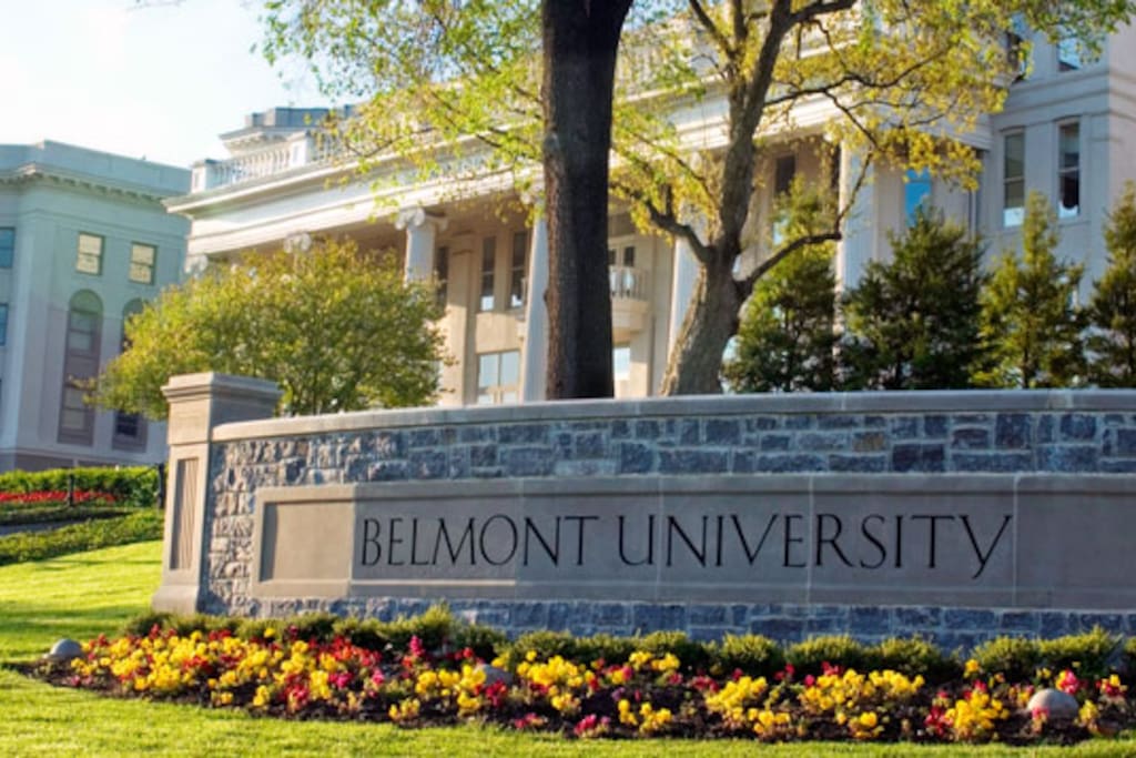 Apartment in located on Belmont's campus!