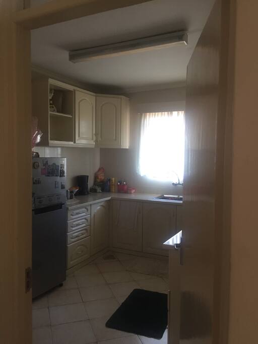 Shared kitchen with stove , fridge, cutlery, for your convenient use