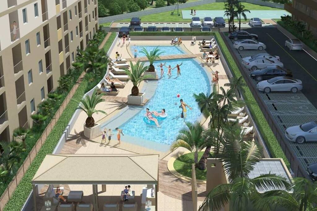 Swimming pool and gym