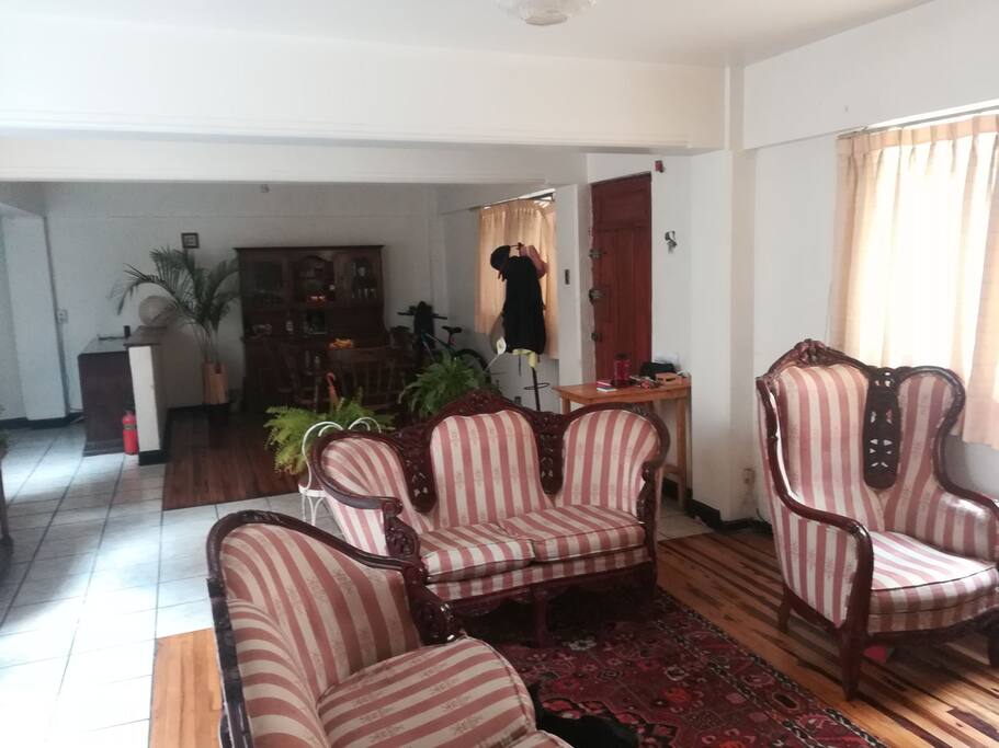 Otro ángulo de la estancia y el comedor