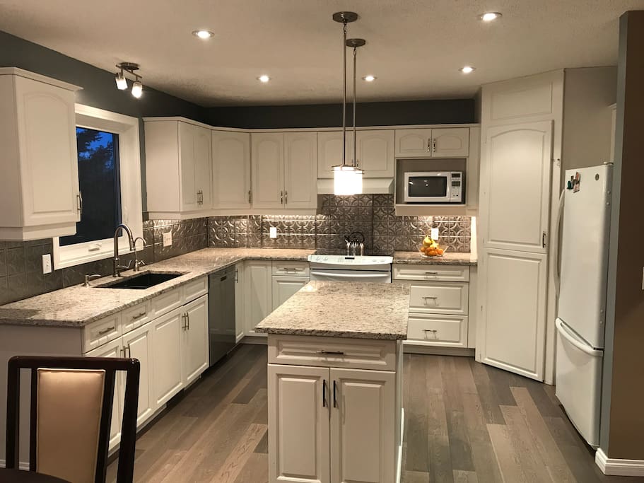 Guests have access to our kitchen on the main floor.