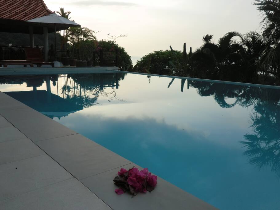 infinity edge at dusk