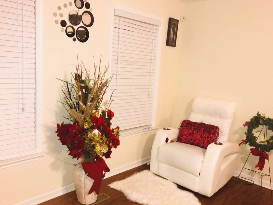 Living room showing recliner (shared)