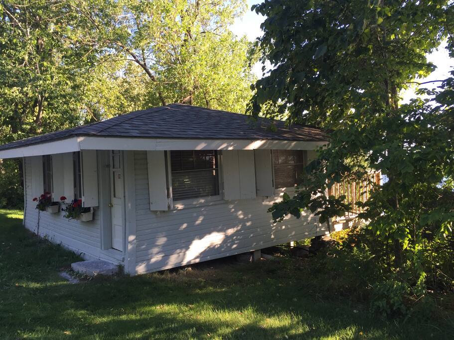 The Shore Cottage is one of two guest cottages on Fisk Farm.