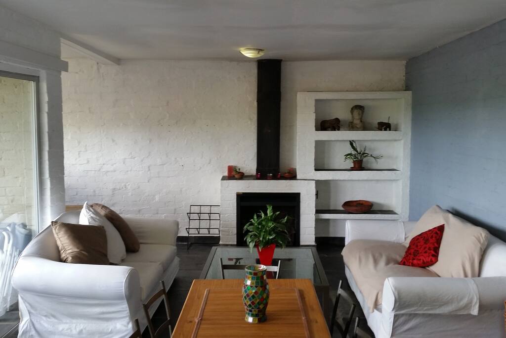Very open plan feeling to room. Room now also has large flat screen TV.