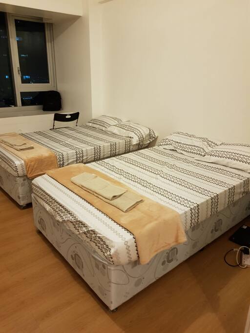 Two pull out twin size bed