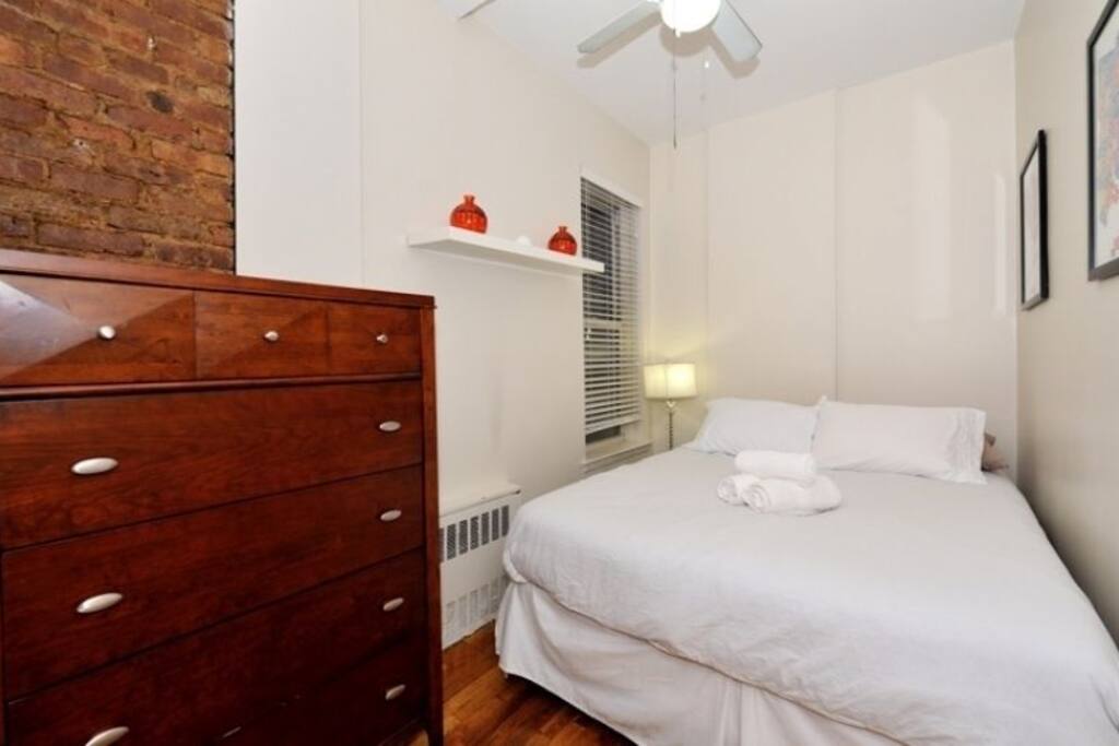 Dressers in each room to store your belongings.