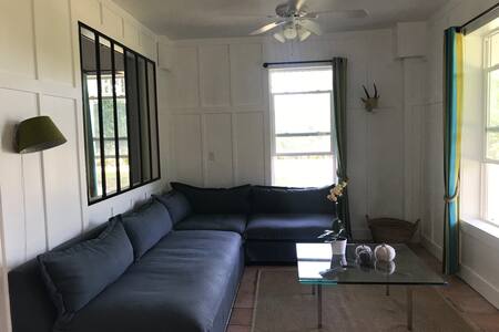 Garden apartment in unique setting