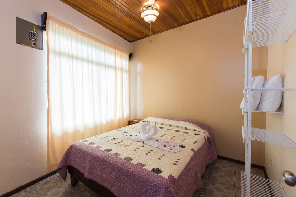 Bedroom 1: Double Bed & A/C