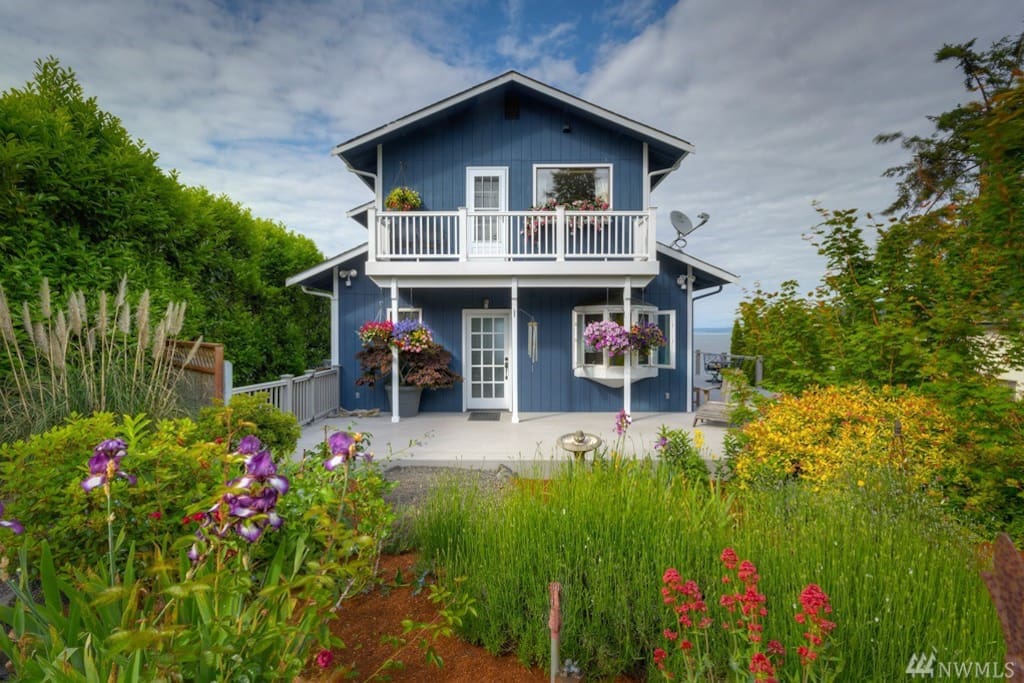 Landscaped gardens.