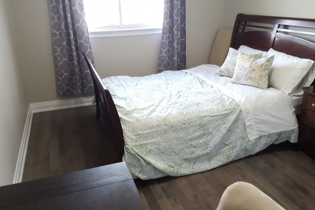 Queen sized bed