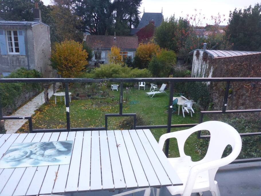 Balcon et jardin