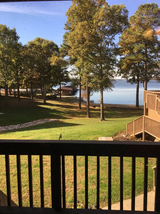 View from living room deck