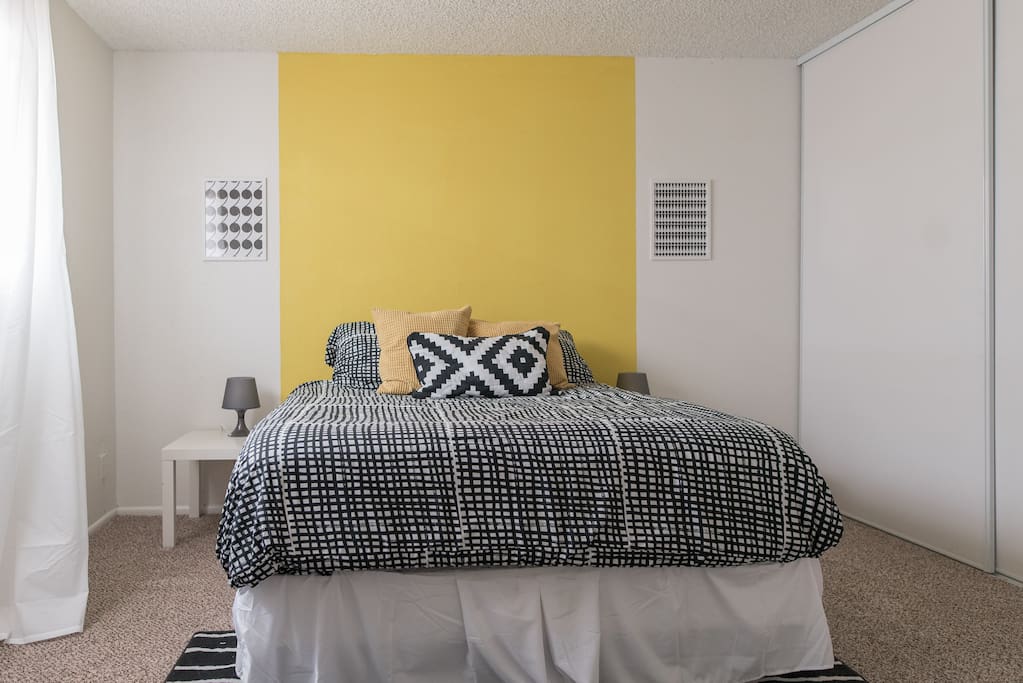 master bed with own bathroom