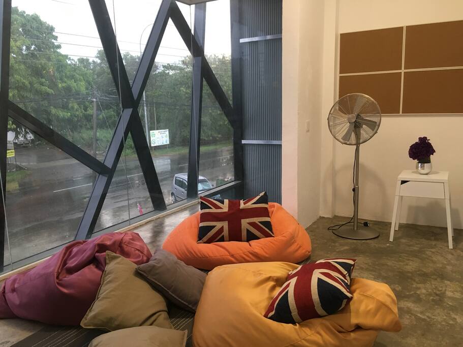 Bean BAG chit-chat area