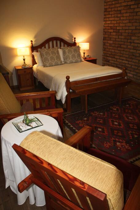 Bedroom of the Aloe Suite
