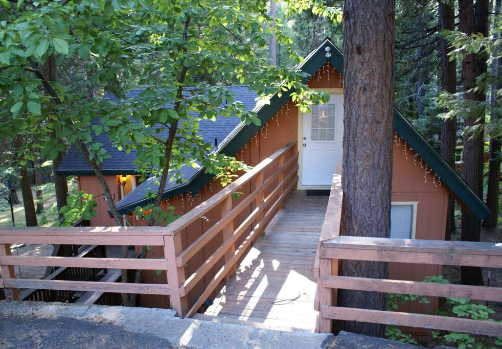 This walk accesses the loft