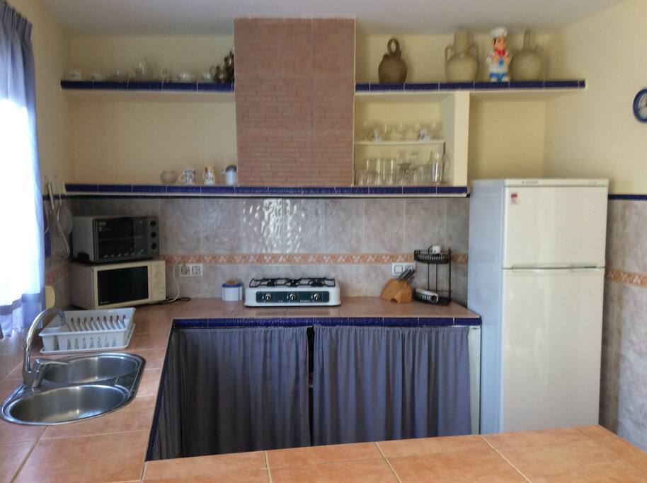 Cocina con barra americana