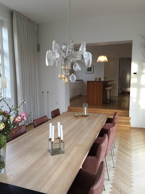 Dining room w/view to kitchen