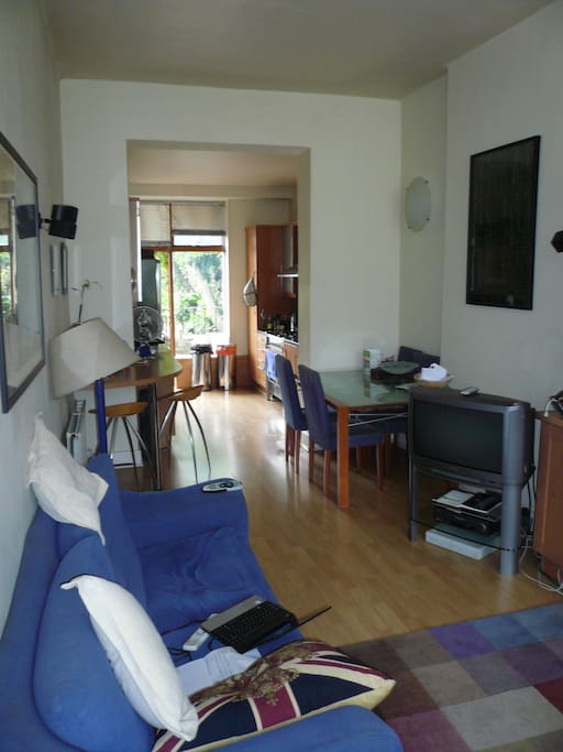 The upstairs lounge.
