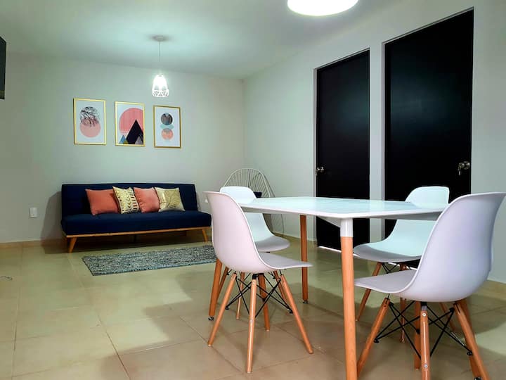 Depa/Loft Puebla SLP 15min from downtown Serviced apartments for Rent