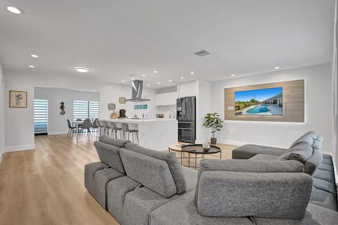 2 Luxury Homes | 6BR | Heated Pool | 15 Min to FLL