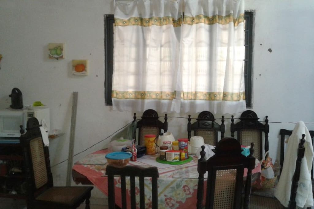 Cozinha e sala