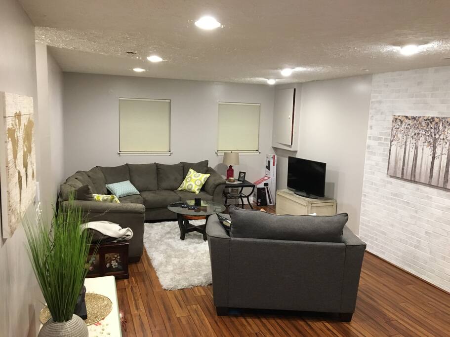 Downstairs living space