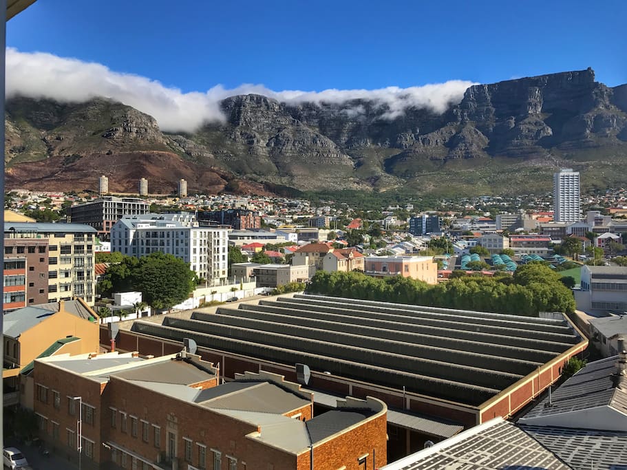 View from the apartment - Table Mountain with its table cloth