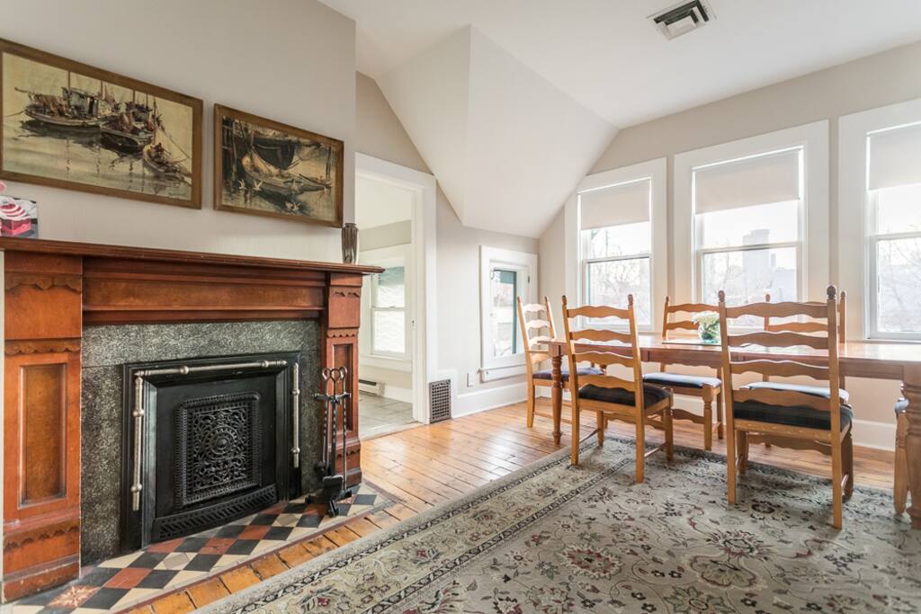 Original 1883 fireplace