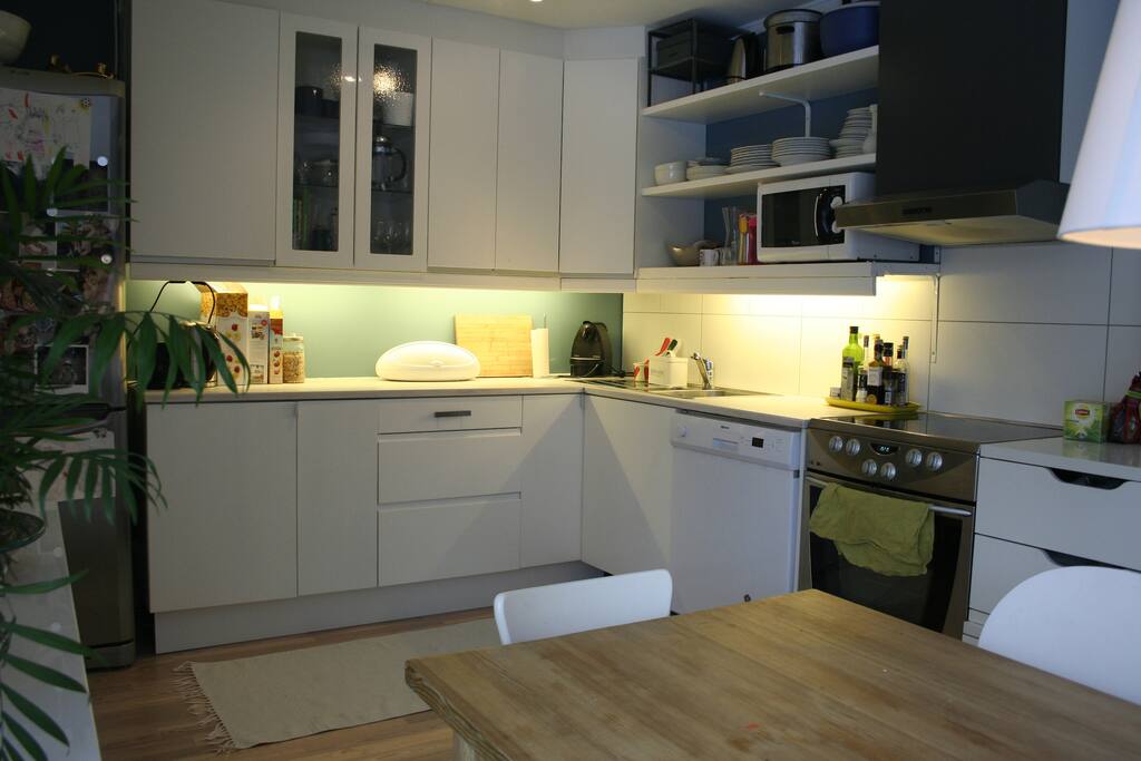 Prepare your meals in the kitchen:-)