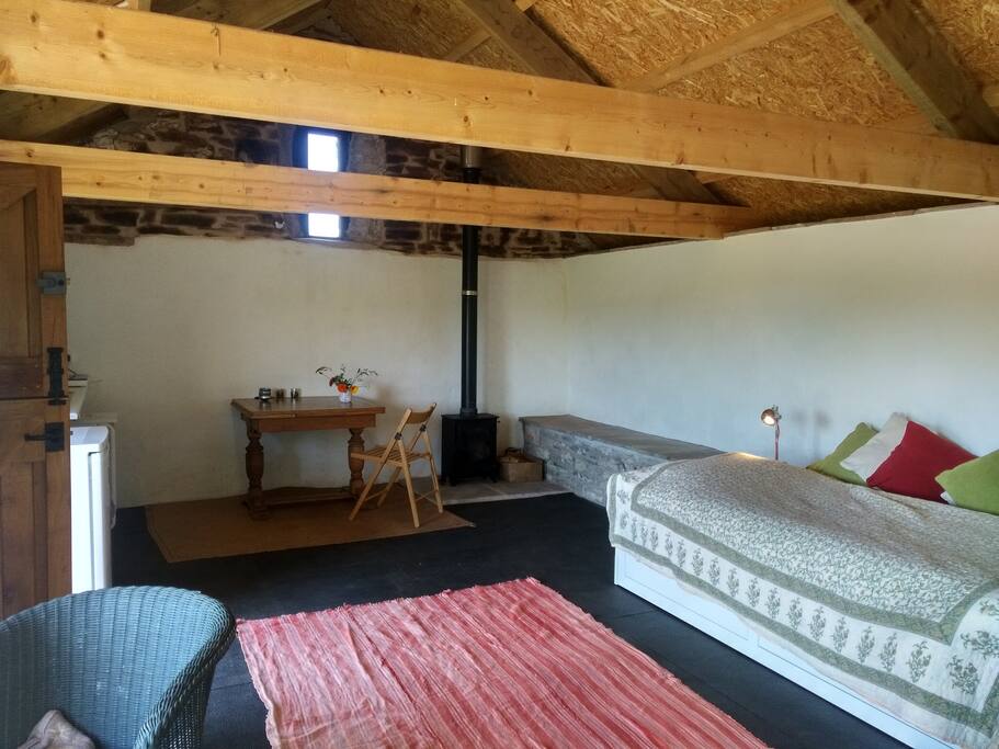 Set up as a single bed