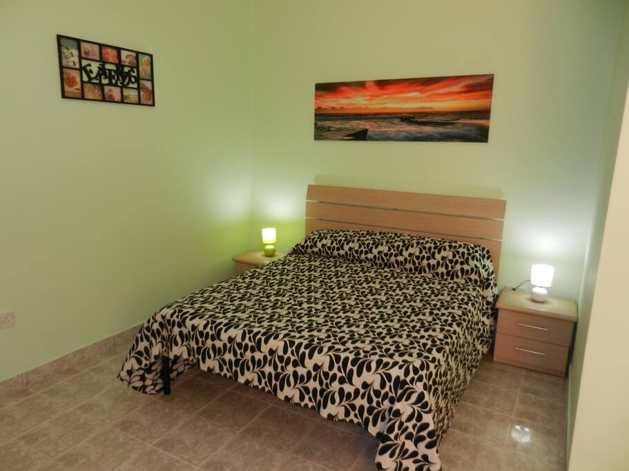 Bedroom 1 with double bed