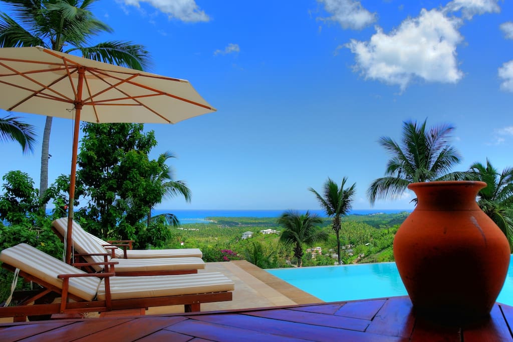 Large Caribbean Villa w/stunning view on the ocean Houses for Rent in Las Terrenas, Samaná