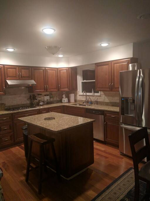 Newly remodelled kitchen