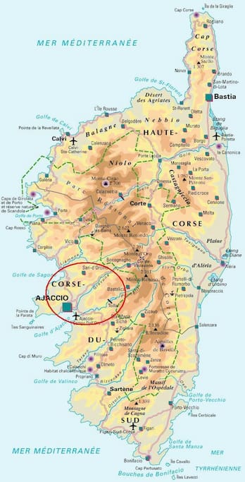 Situation en Corse